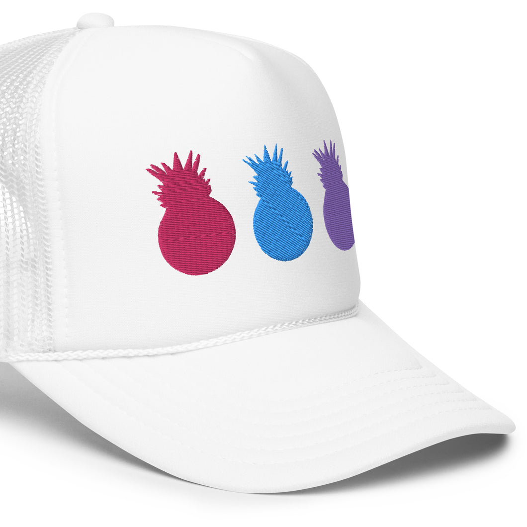 No Scrubs Whiteboy Hairflip Foam trucker hat